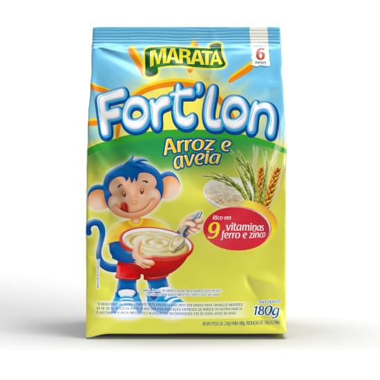 Imagem de Mingau de arroz e aveia fortlon maratá sachê 180g