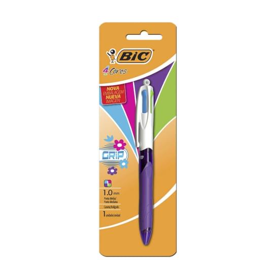 Imagem de Caneta bic 4 cores grip fashion 1.0