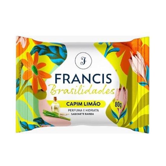 Imagem de Sabonete em barra francis brasilidades limão 80g