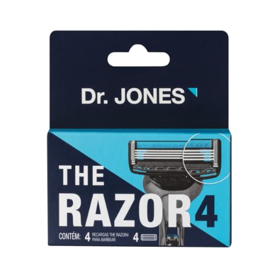 Imagem de Dr jones recargar para barbeador the razor4 com 4 unidades