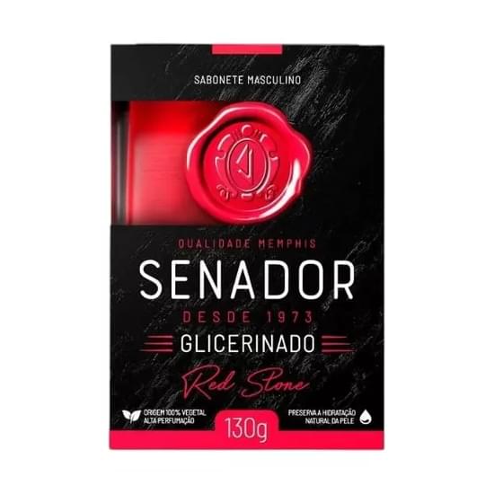 Imagem de Sabonete em barra senador red stone 130g