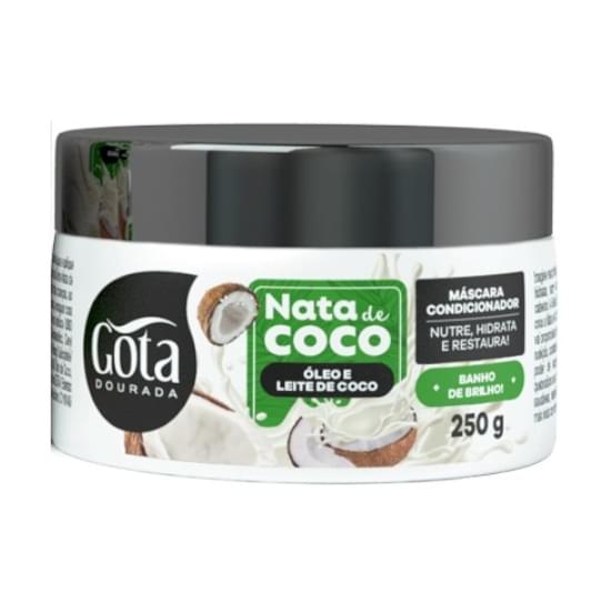 Imagem de Máscara de tratamento gota dourada nata de coco 250g