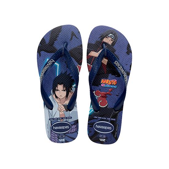 Imagem de Sandália havaianas masculina top naruto marinho 35/36