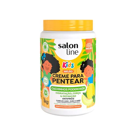 Imagem de Creme para pentear kids cachinhos poderosos salon line melão 1kg