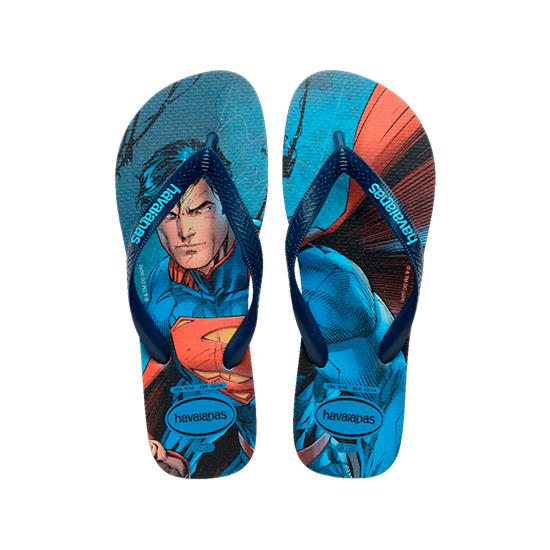 Imagem de Sandália havaianas masculino top herois dc azul lavanda 35/36