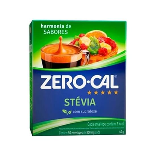 Imagem de Adocante po zero cal stevia 50x800mg