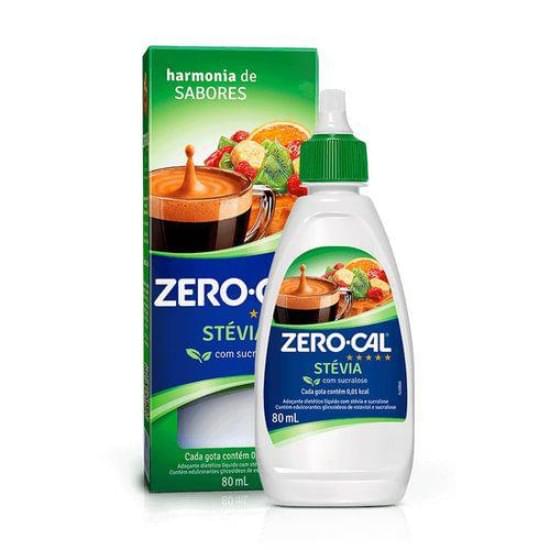 Imagem de Adocante liquido zero cal stevia 80ml