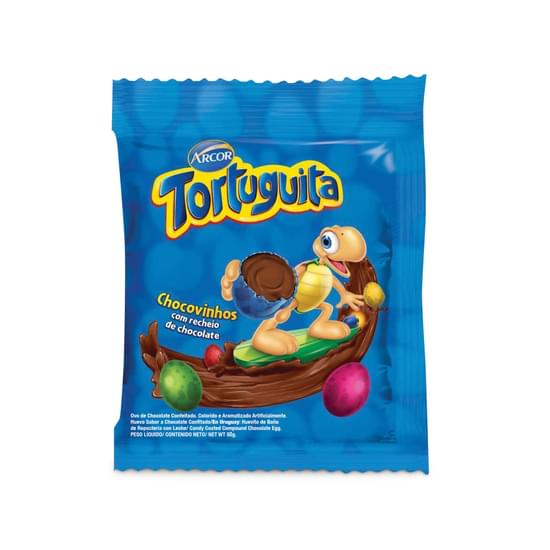 Imagem de Arcor chocovinhos tortuguita chocolate 10x50g