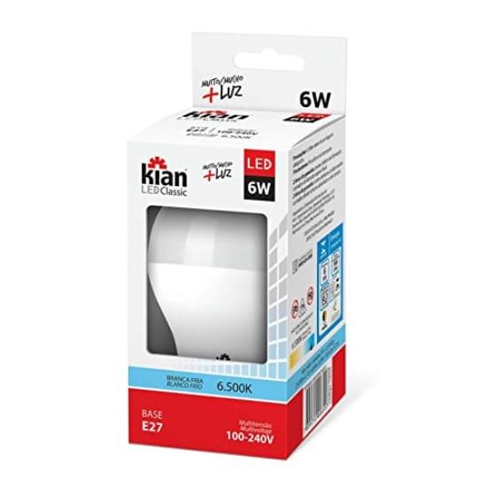 Imagem de Lampada led kian 6w bivolt 25000h