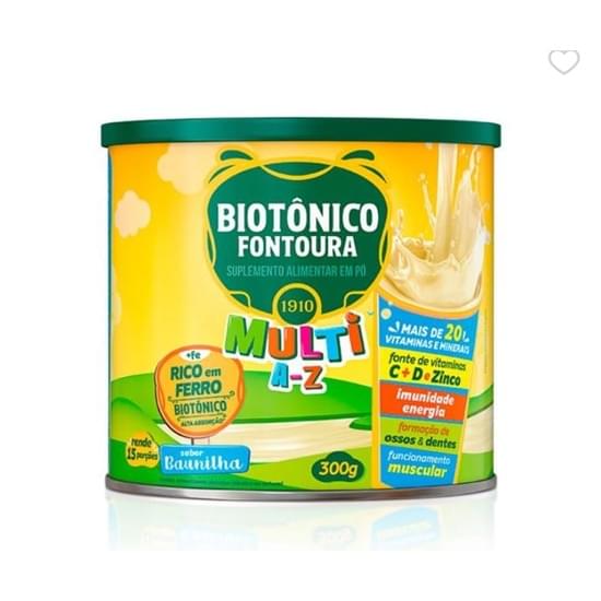 Imagem de Biotonico fontoura multi a-z baunil 300g