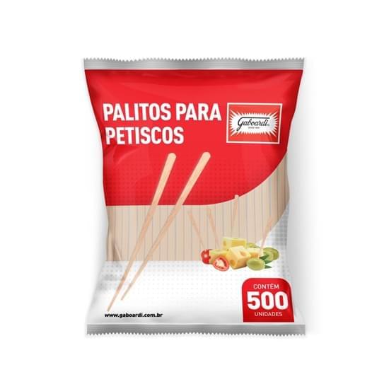 Imagem de Palitos para petiscos gaboardi c/500un