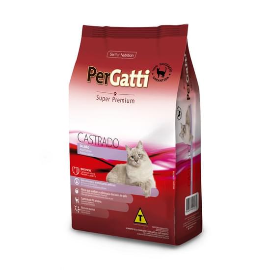 Imagem de Racao serpet pergatti super premium castrados salmao 1kg