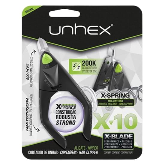 Imagem de Cortador para unhas unhex x10 preto