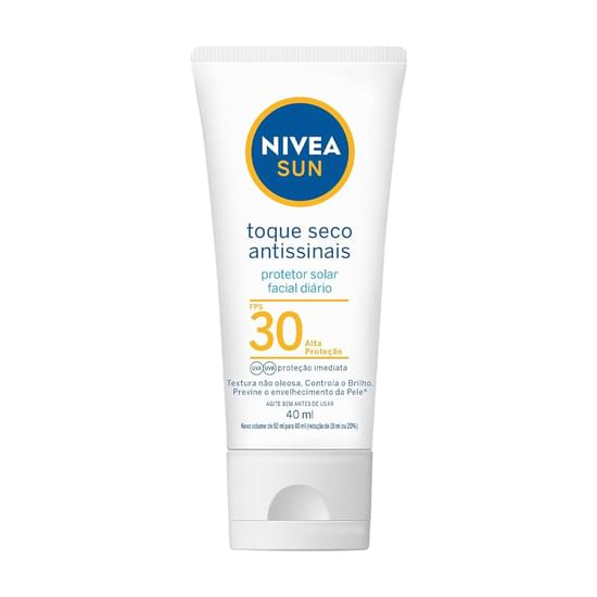 Imagem de Protetor solar nivea sun facial antissinais fps30 40g