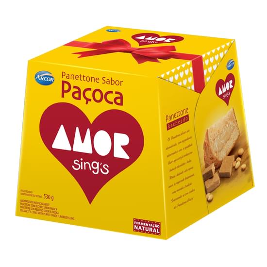 Imagem de Panettone arcor recheado paçoca 530g