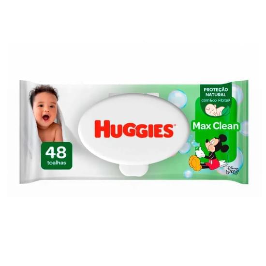 Imagem de Toalha umedecido hug d. baby max clean 48un