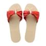 Imagem de Sandalia havaianas feminina you st tropez bege palha 33/4