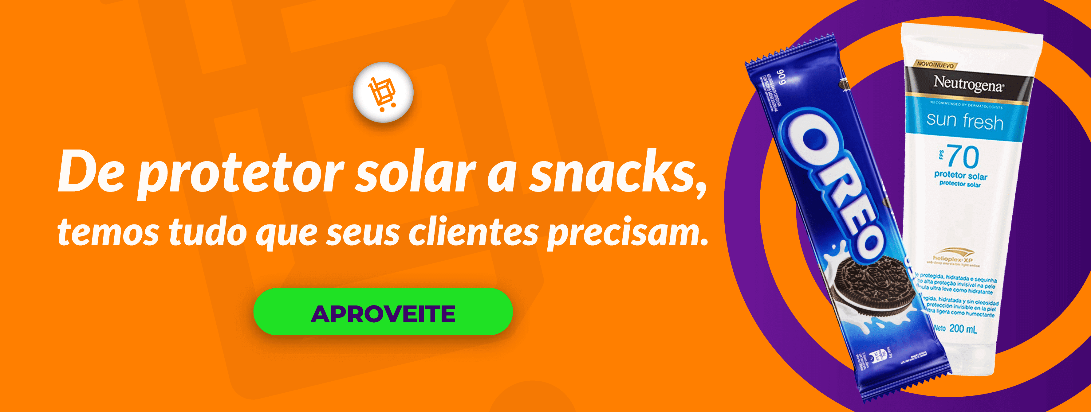 De protetor solar a snacks